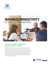 KM Maximize Productivity Cover, Konica-Minolta, XBS Digital, Kentucky, KY, Konica Minolta, IT, Copier, Printer, MFP, Network, VOIP, HP, Xerox